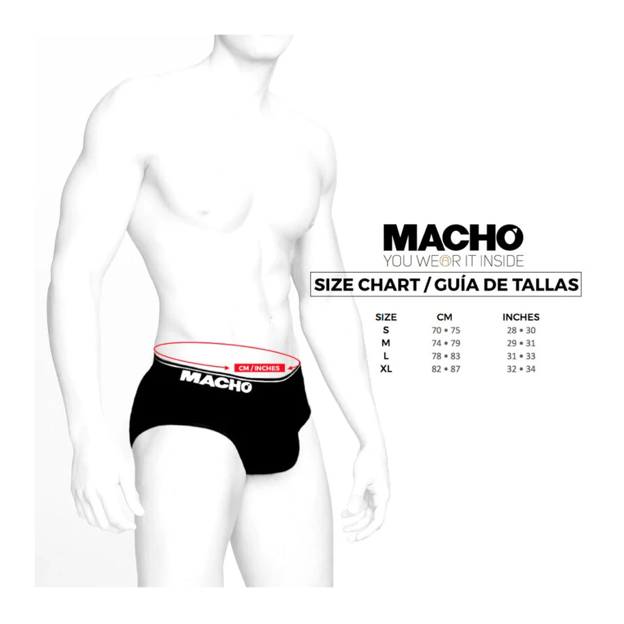 MACHO - MS24R SLIP ROSSO SCURO XL